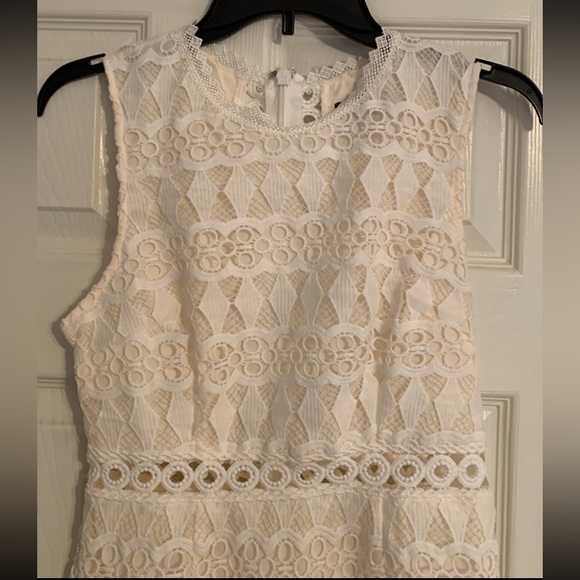 White crochet lace dress - Picture 2 of 6